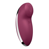 Вибростимулятор-пульсатор Satisfyer Tap & Climax 2 Red, эффект постукивания пальцем