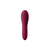Вакуумный стимулятор с вибрацией Satisfyer Dual Crush Wine Red