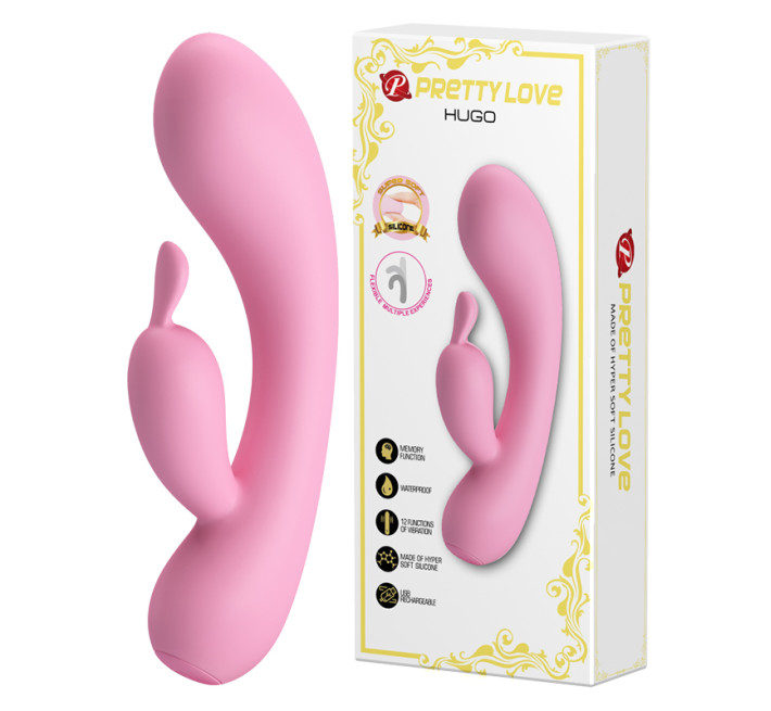 Вібратор Pretty Love Hugo Рожевий