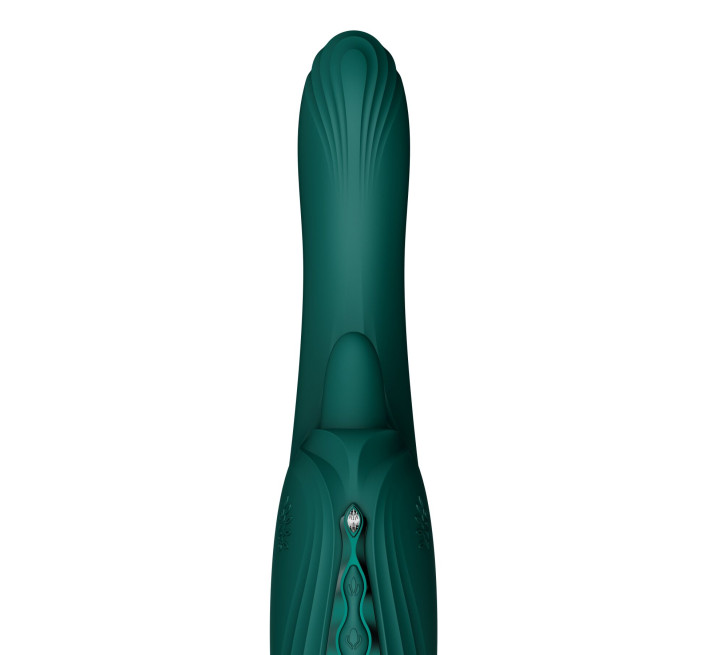 Вібратор-кролик Zalo Ares Turquoise Green