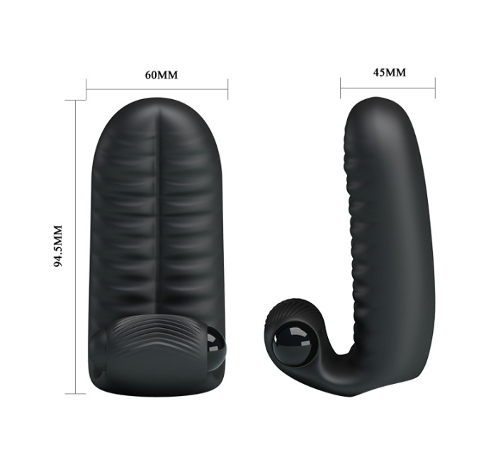 Насадка на палец Pretty Love Abbott Finger Vibrator Black
