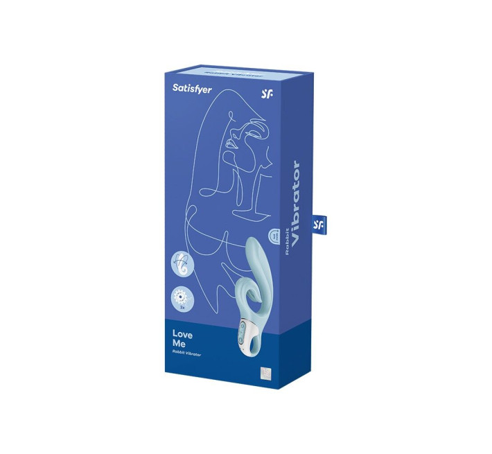 Вибратор-кролик Satisfyer Love Me Blue