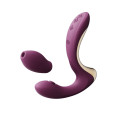Вібратор-пульсатор з вакуумною насадкою Zalo – Talis G-Spot PulseWave Vibrator Velvet Purple