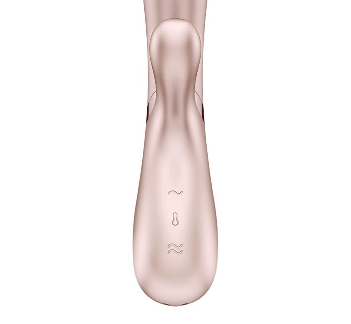 Смарт вібратор-кролик із підігрівом Satisfyer Hot Lover Nude