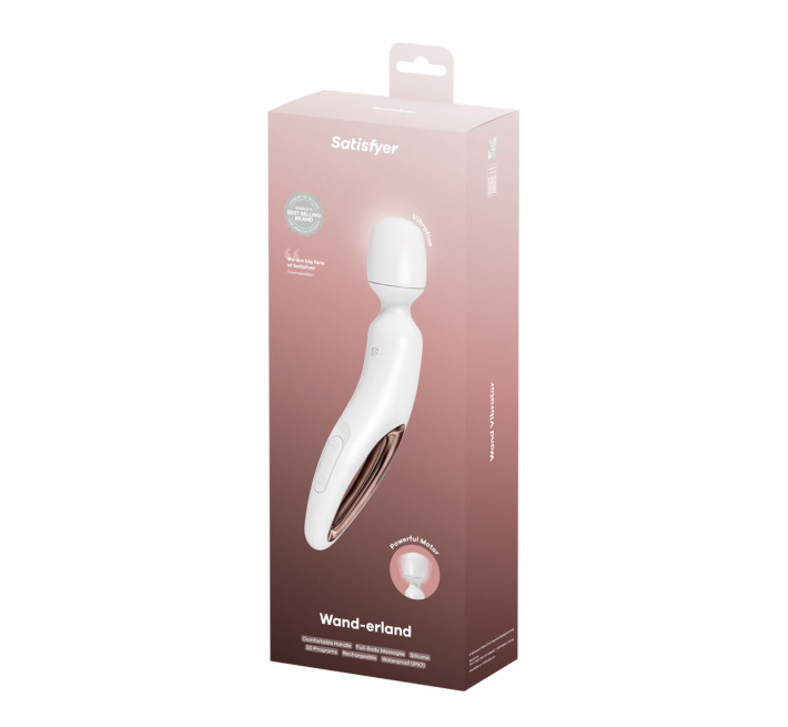 Вібромасажер Satisfyer Wand-erland (White/Rosegold)