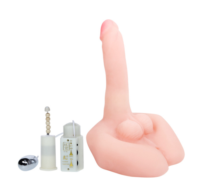 Вибратор LyBaile Mr.Big Vibrating & Rotating Cock Flesh