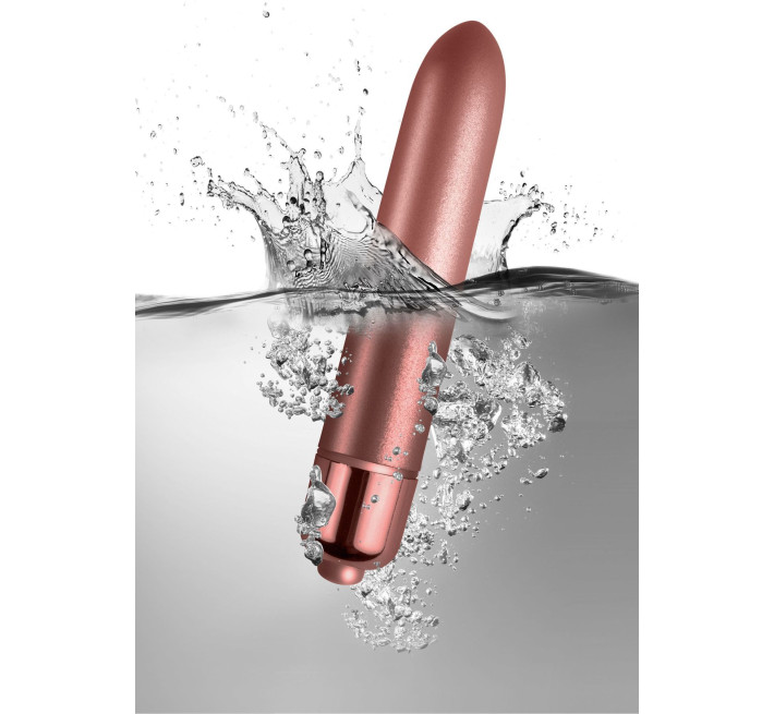 Вибропуля Rocks Off RO-90mm Touch of Velvet Rose Blush матовая