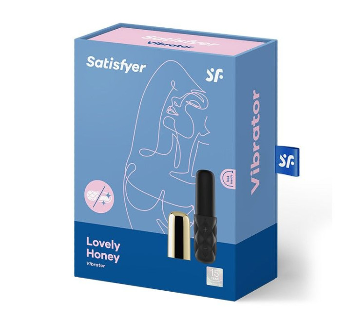 Потужний міні-вібратор Satisfyer Mini Lovely Honey Золотий