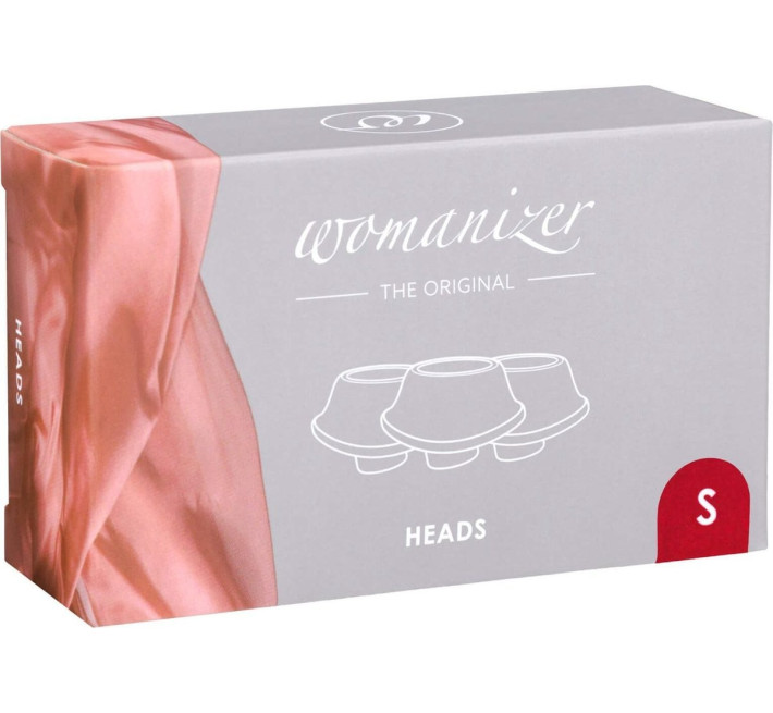 Змінні насадки Womanizer Premium, Classic, Liberty, Starlet - S, Червоні, 3 шт