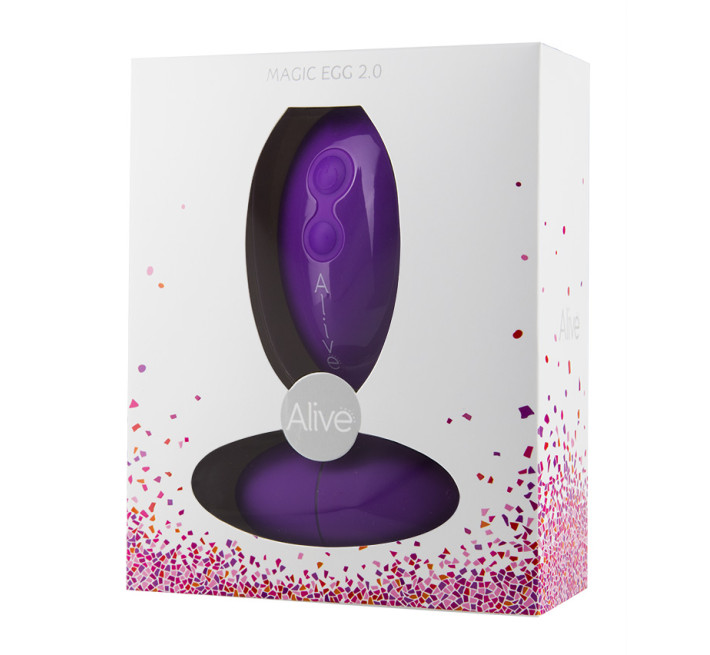 Віброяйце Alive Magic Egg 2.0 Фіолетове