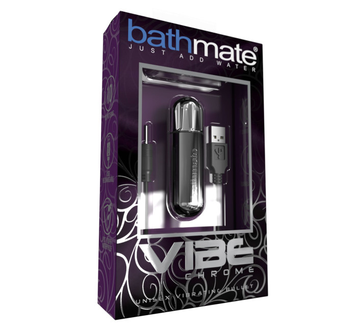 Вибропуля Bathmate Vibe Bullet Chrome