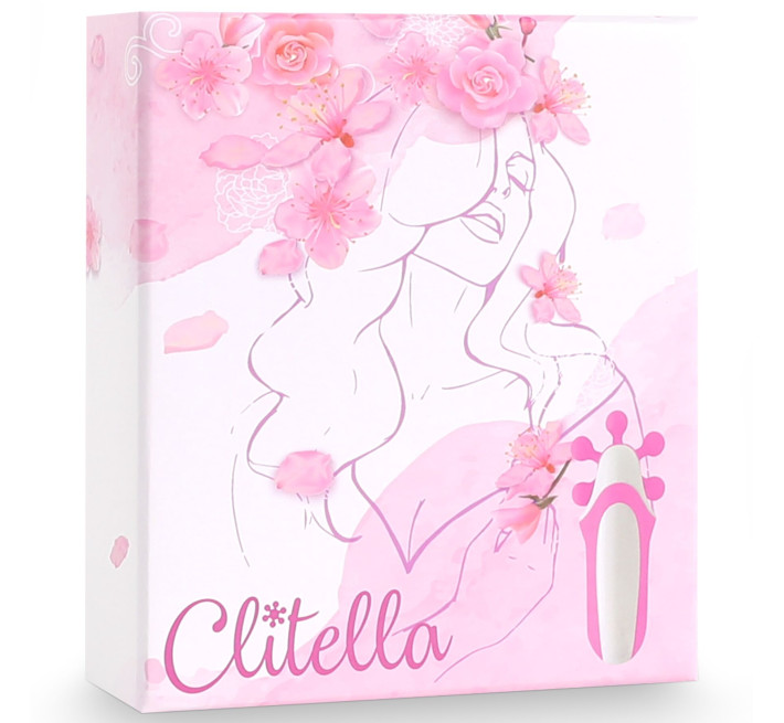 Стимулятор з імітацією оральних ласк FeelzToys Clitella Oral Clitoral Stimulator Рожевий