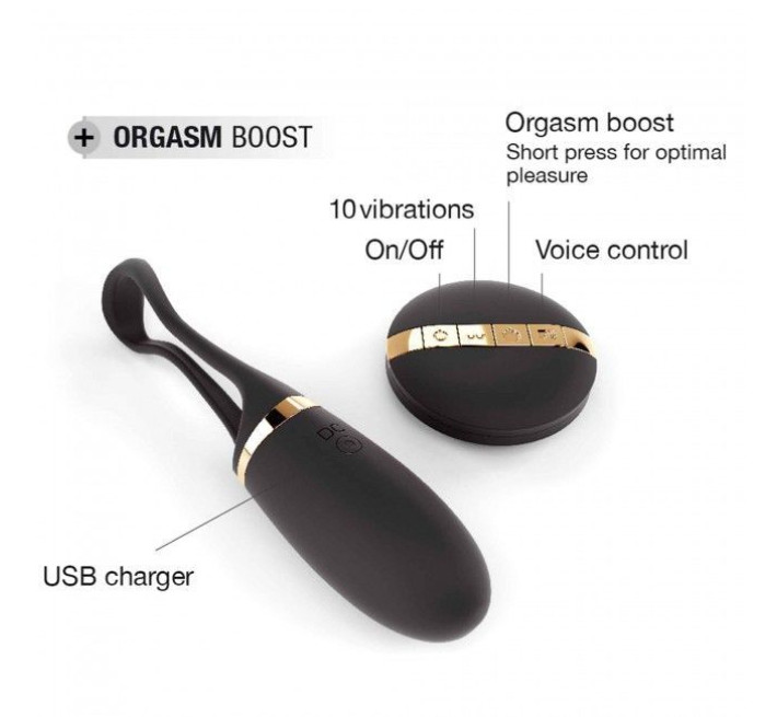 Выбройдайте Dorcel Secret Delight Gold с пультом ДУ, с турборежимом и голосовым управлением