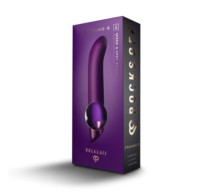 Вібратор для точки G Rocks Off Chaiamo G Purple, 10 режимів