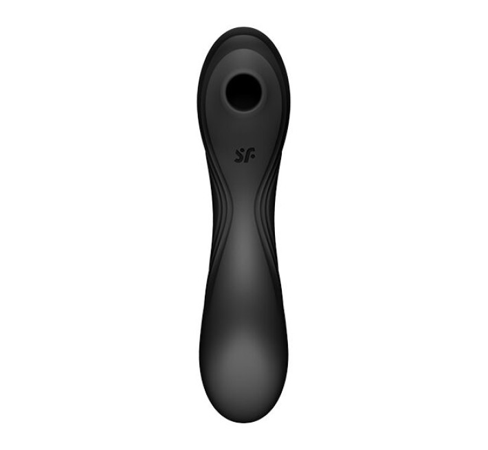 Вакуумний стимулятор з вібрацією Satisfyer Curvy Trinity 4 Black