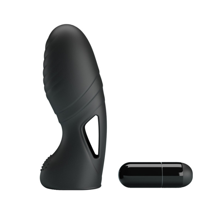 Насадка на палець Pretty Love Alan Finger Vibrator Black