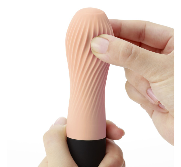 Вібратор IROHA ZEN Hanacha з ніжною ребристою поверхнею