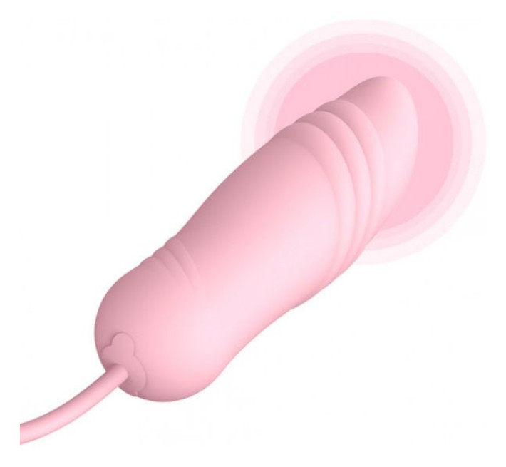 Виброяйцо-пульсатор с функцией нагрева Zalo Temptation Розовый