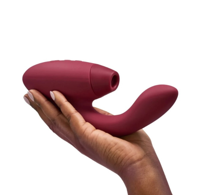 Інноваційний безконтактний вібратор-стимулятор Womanizer Duo 2 Bordeaux