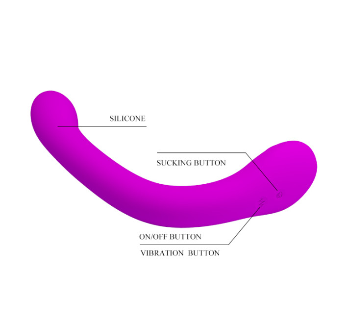 Вибратор Pretty Love Alex Clitoral Sucking Vibrator Purple