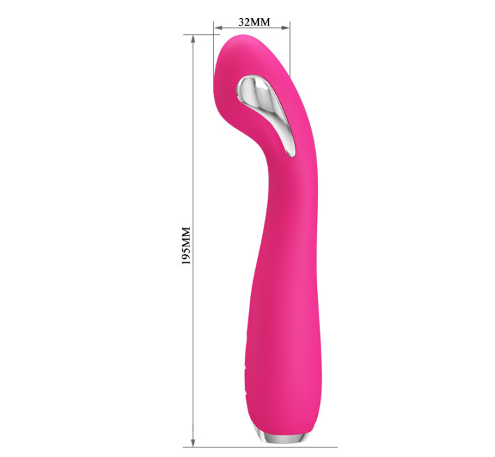 Стимулятор G-точки с электростимуляцией Pretty Love Hector Розовый