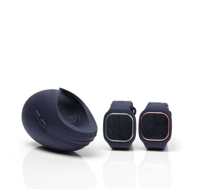 Игрушка для пар Hot Octopuss PULSE DUO LUX, пульсация+вибрация, использование без рук, 2 пульта