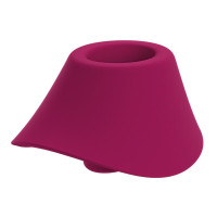 Вагінально-кліторальний стимулятор Womanizer Blend Vibrant Pink, вібрація + вакуум, 2 мотори