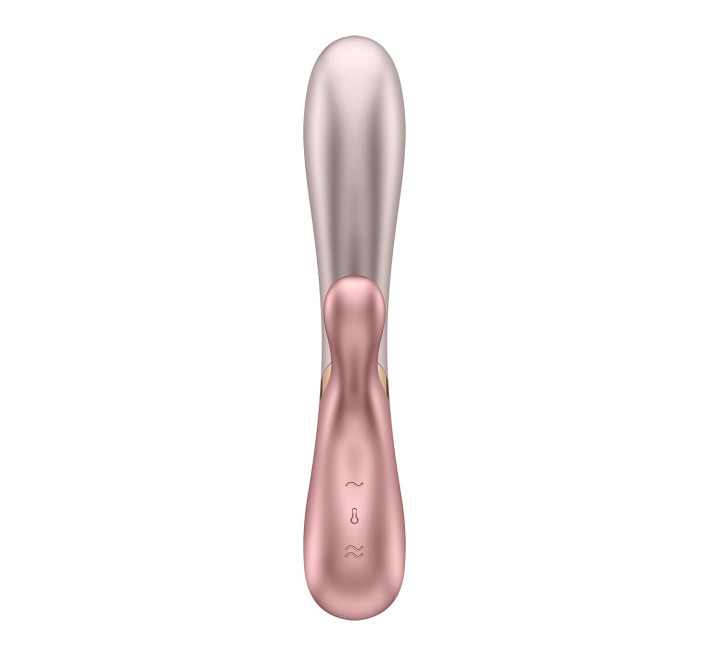 Смарт вібратор-кролик із підігрівом Satisfyer Hot Lover Pink