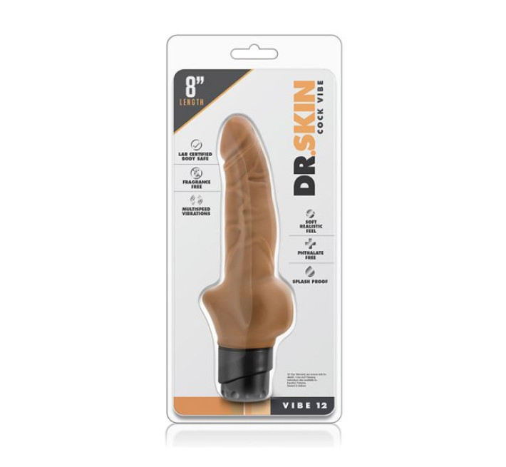 Вібратор Blush Dr. Skin Cock Vibe 12 Тілесний