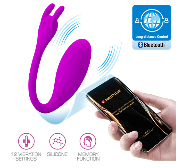 Вибратор Pretty Love Catalina Stimulator Purple (App)