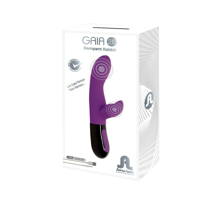 Перезаряжаемый вибратор-кролик Adrien Lastic Gaia 2.0.