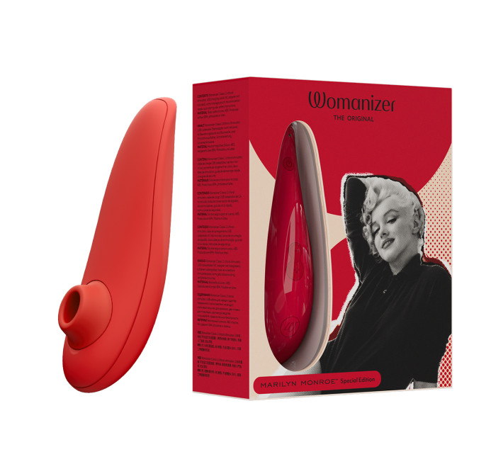 Вакуумный стимулятор клитора Womanizer Marilyn Monroe Vivid Red