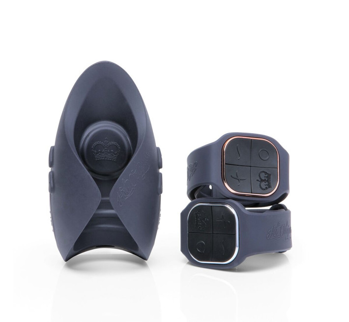 Игрушка для пар Hot Octopuss PULSE DUO LUX, пульсация+вибрация, использование без рук, 2 пульта