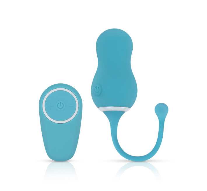 Вибрайте Cala Azul – Elena Vibrating Egg With Remote Control, 10 режимов, пульт ДУ