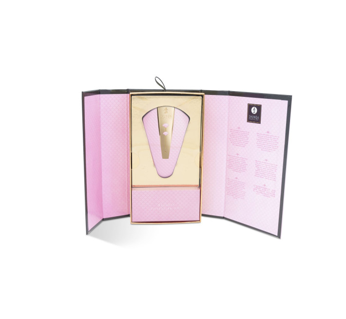Кліторальний вібратор Shunga Obi Light Pink