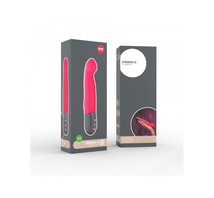 Вібратор-пульсатор Fun Factory Stronic G Рожевий