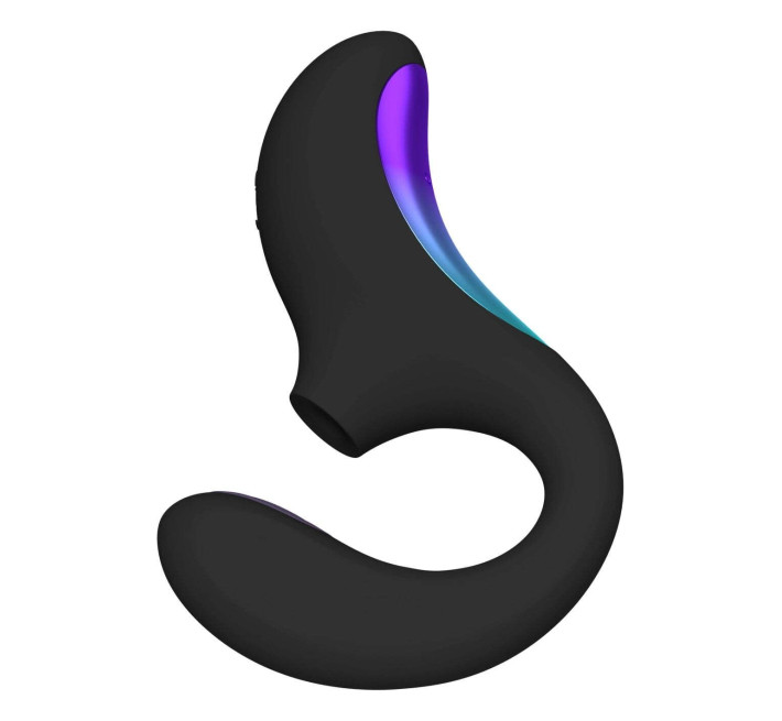 Кліторально-вагінальний звуковий стимулятор LELO Enigma Double Sonic Black