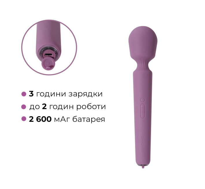 Интерактивный вибромассажер с подогревом Svakom Emma Neo 2, мощный, насадка-ушки, 5+1 режим