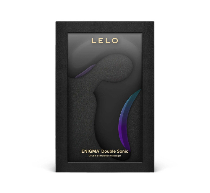 Кліторально-вагінальний звуковий стимулятор LELO Enigma Double Sonic Black