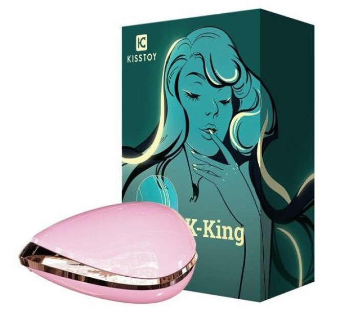 Вакуумный стимулятор KisToy K-King Розовый