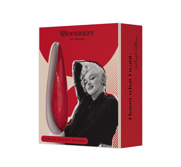 Вакуумный стимулятор клитора Womanizer Marilyn Monroe Vivid Red