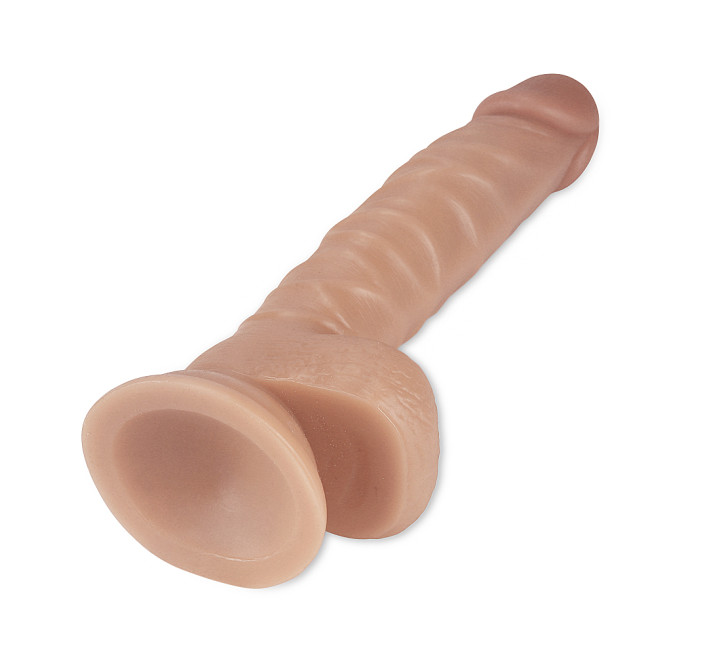 Вібратор LoveToy Real Extreme Vibrating Dildo 8.5