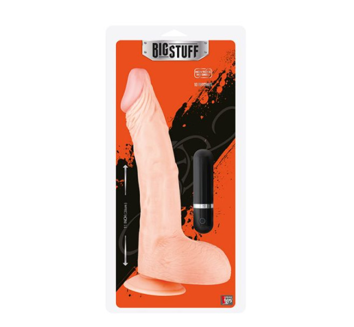 Вібромасажер Dreamtoys Bigstuff 11Inch Тілесний