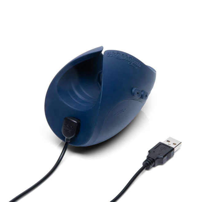 Игрушка для пар Hot Octopuss PULSE DUO, пульсация+вибрация, использование без рук, пульт ДУ