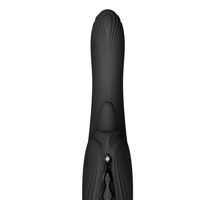 Вібратор-кролик Zalo Ares Obsidian Black