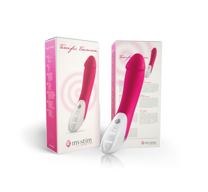 Мощный вибратор Mystim Terrific Truman Розовый
