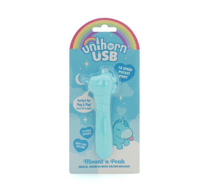 Вібратор-єдиноріжка Unihorn USB Bullet - Mount'n Peak, віброкуля, USB-зарядка
