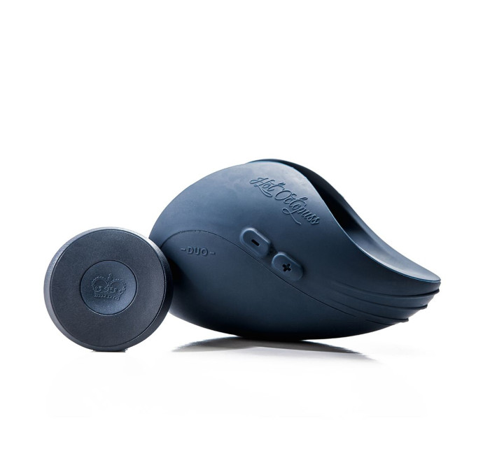 Игрушка для пар Hot Octopuss PULSE DUO, пульсация+вибрация, использование без рук, пульт ДУ