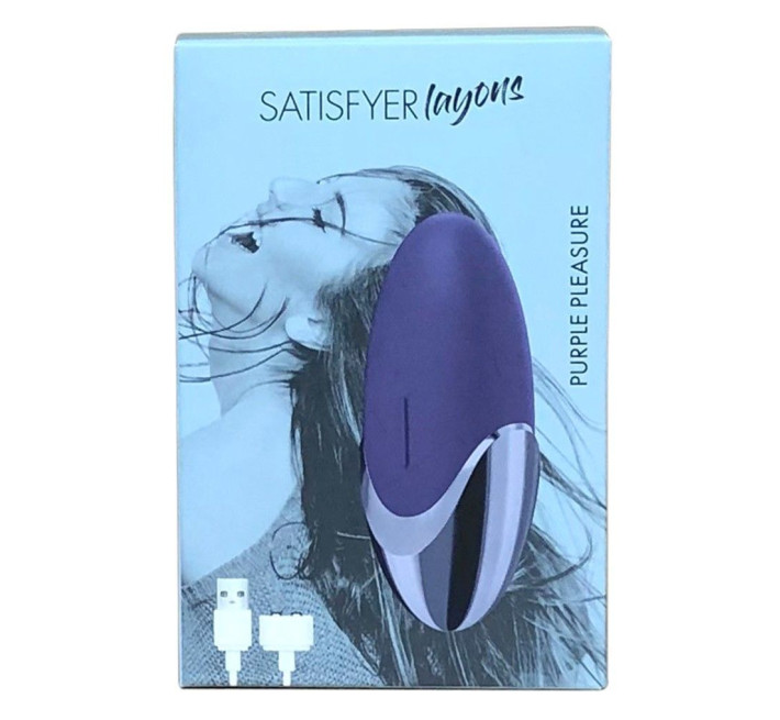 Потужний вібратор Satisfyer Lay-On Фіолетовий