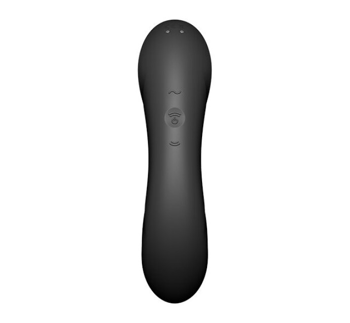 Вакуумний стимулятор з вібрацією Satisfyer Curvy Trinity 4 Black